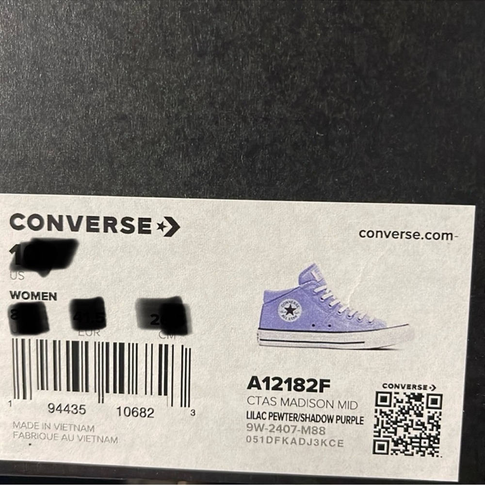 Converse WMNS A12182F
CTAS MADISON MID LILAC PEWTER/SHADOW PURPLE Sneakers - Picture 15 of 16